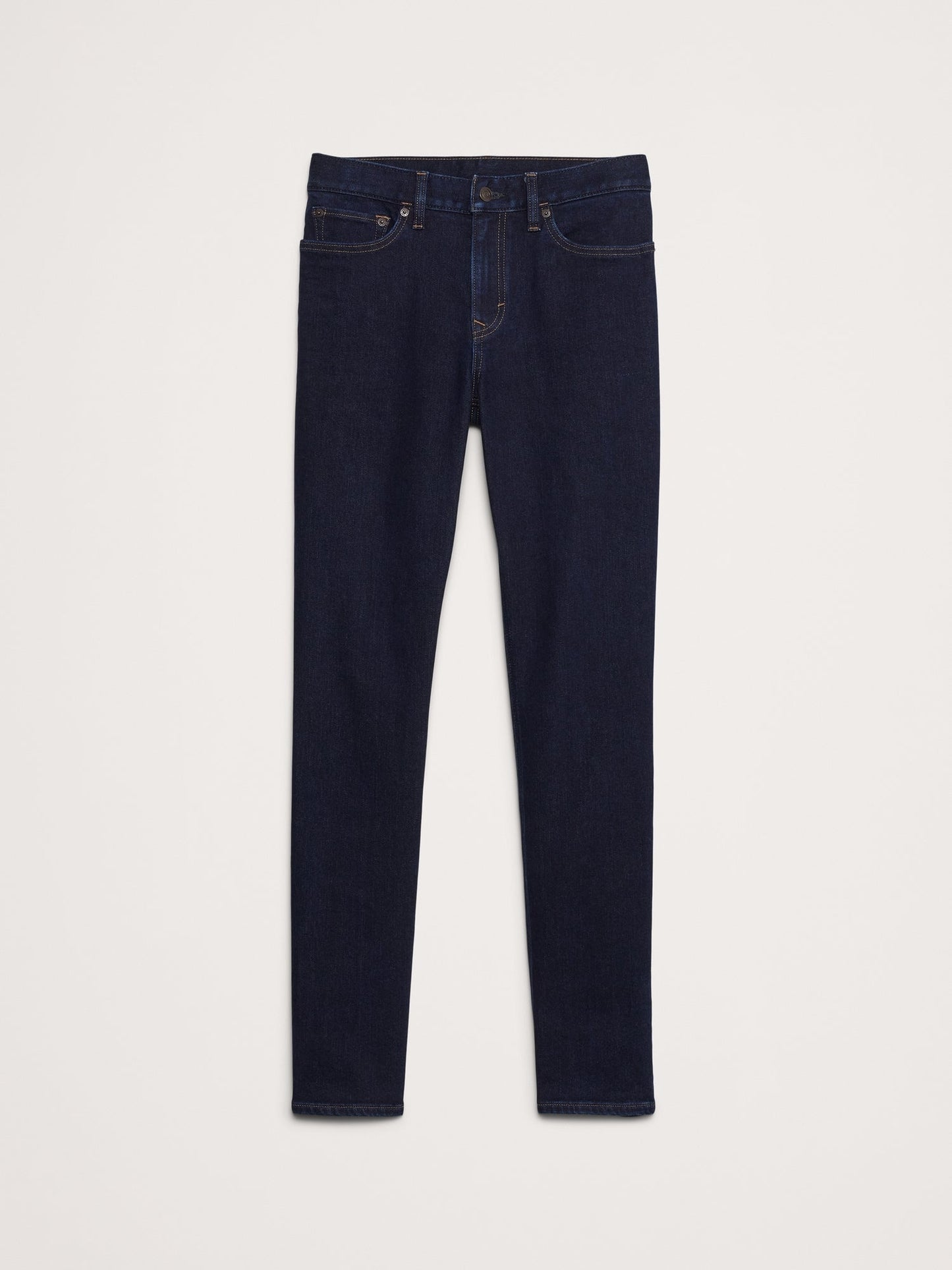 Dark blue stretched denim slimfit
