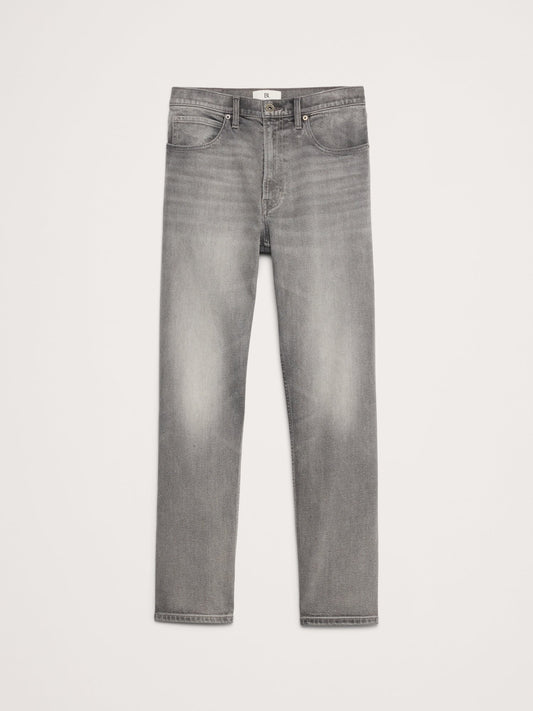 Grey stretched denim slimfit