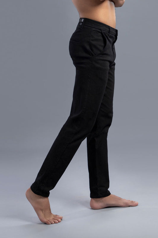 blue stretched denim slimfit
